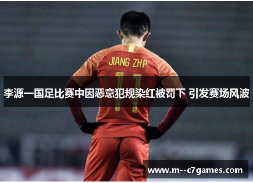 李源一国足比赛中因恶意犯规染红被罚下 引发赛场风波